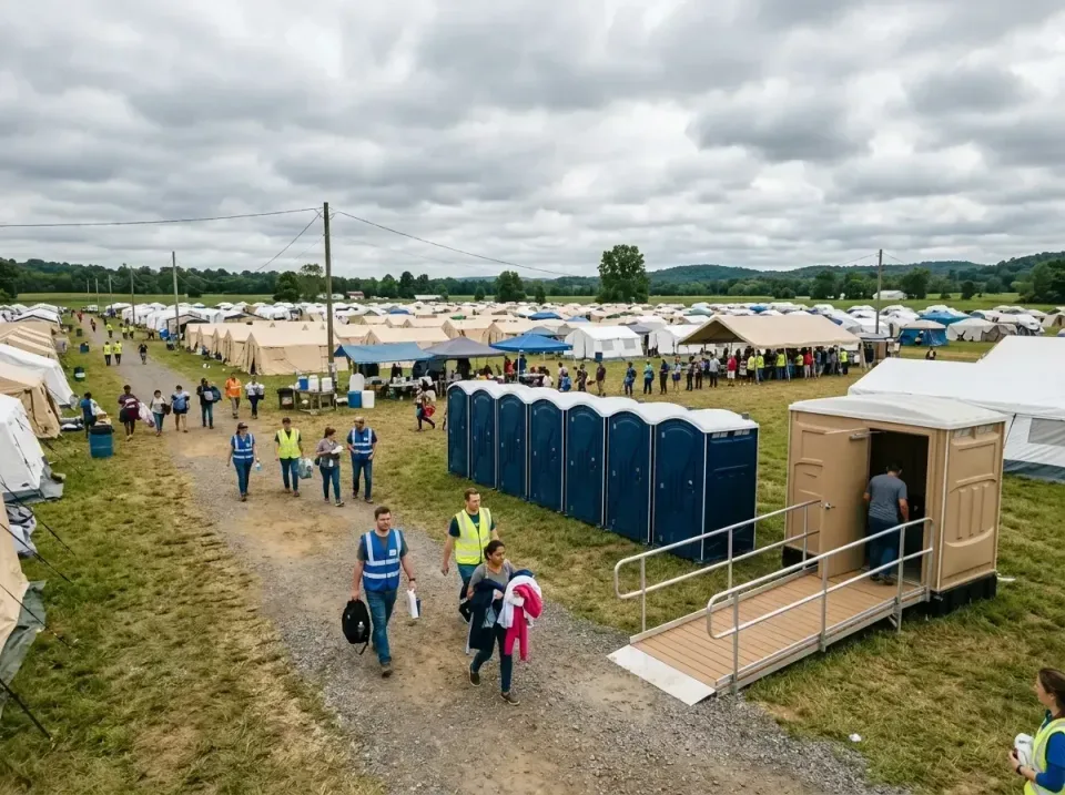 disaster-relief-camp-restrooms-010 — frequently asked questions, Dumpster & Portable Bathrooms Rental in Centerville, PA